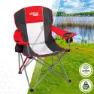 Aktive Hopfällbar Campingstol 60x58.5x98 Cm unisex, Red / black, One Size
