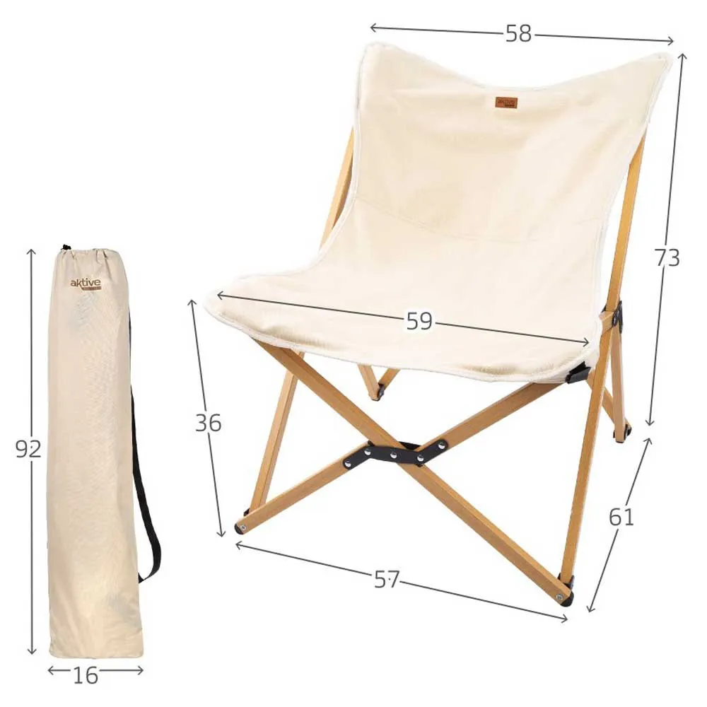 Aktive Hopfällbar Glampingstol unisex