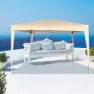 Aktive Hopfällbar Paviljong 300x300x240 Cm unisex, Beige, One Size