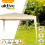 Aktive Hopfällbar Paviljong 300x300x240 Cm unisex, Beige, One Size
