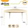 Aktive Hopfällbar Paviljong 300x300x240 Cm unisex, Beige, One Size