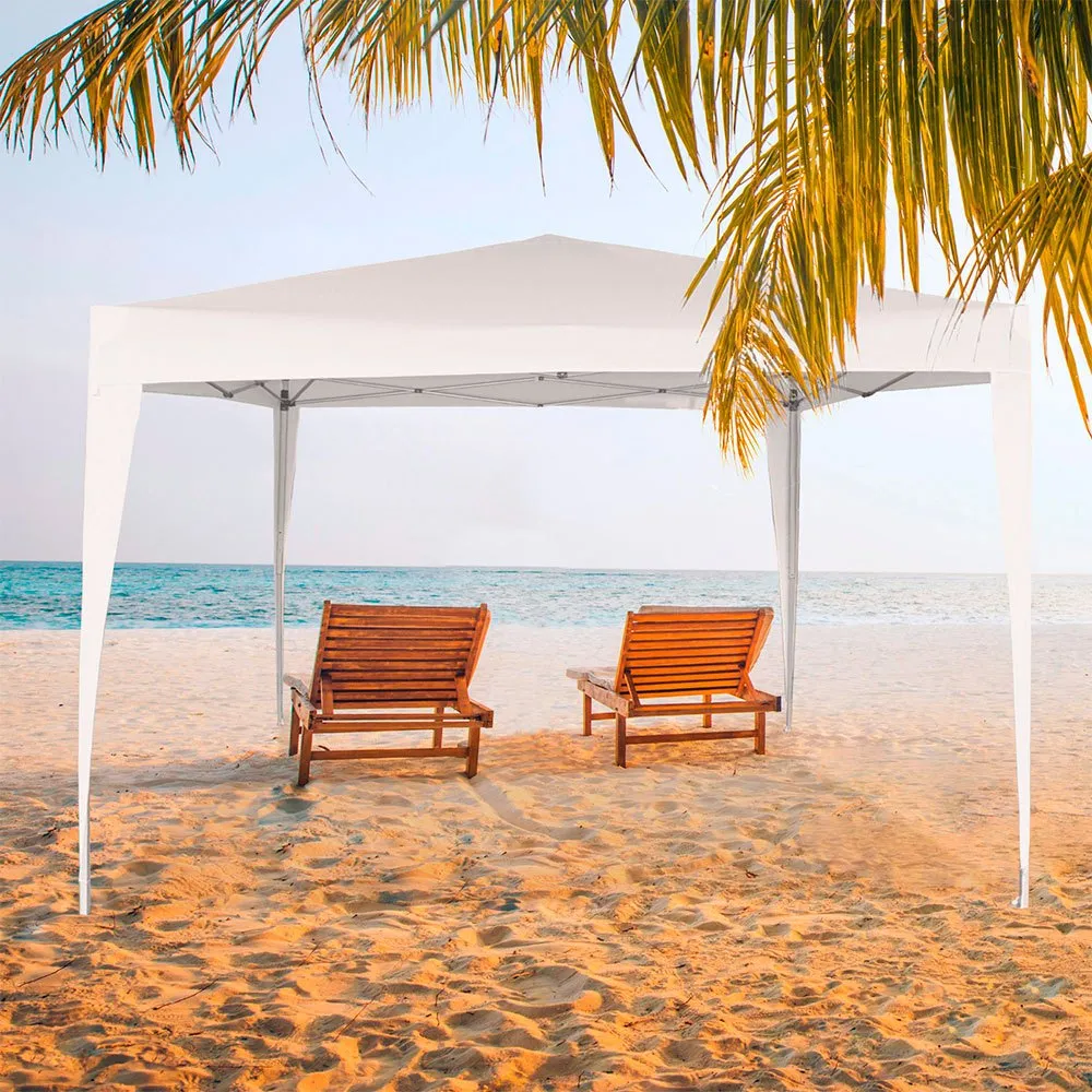 Aktive Hopfällbar Paviljong Med Uv50-skydd 300x300x240 Cm unisex, White, One Size Aktive Hopfällbar Paviljong Med Uv50-skydd 300x300x240 Cm unisex, White, One Size