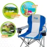 Aktive Hopfällbar Sportstol 60x58.5x98 Cm unisex, Blue / white, One Size