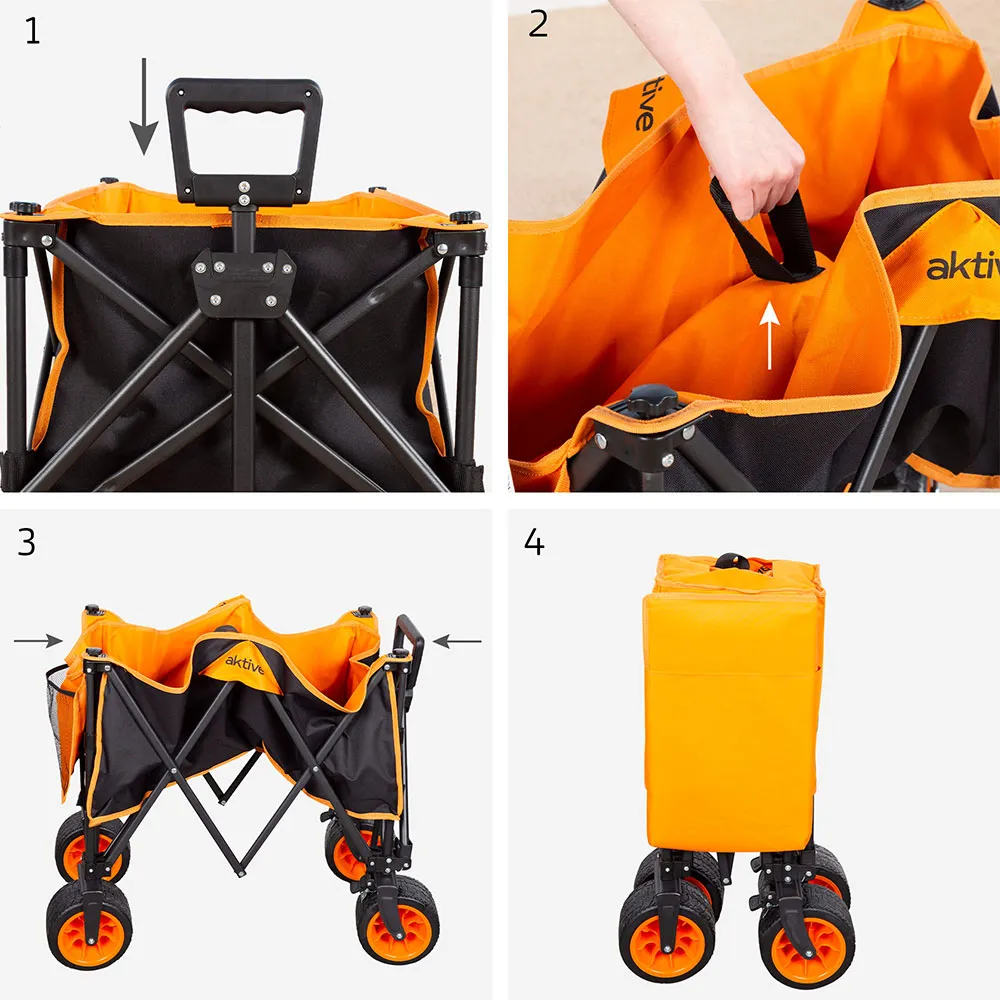 Aktive Hopfällbar Vagn 360° unisex