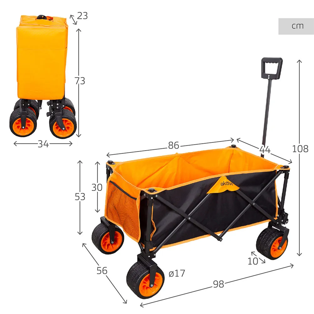 Aktive Hopfällbar Vagn 360° unisex
