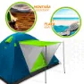 Aktive Iglu Tält, Blue / green, 4 Platser
