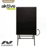 Aktive Jardin Metal 70x50x70 Cm Fällbord Refurbished unisex, Black, One Size