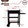 Aktive Kolgrill 100.5x40x88.5 Cm unisex, Black, One Size