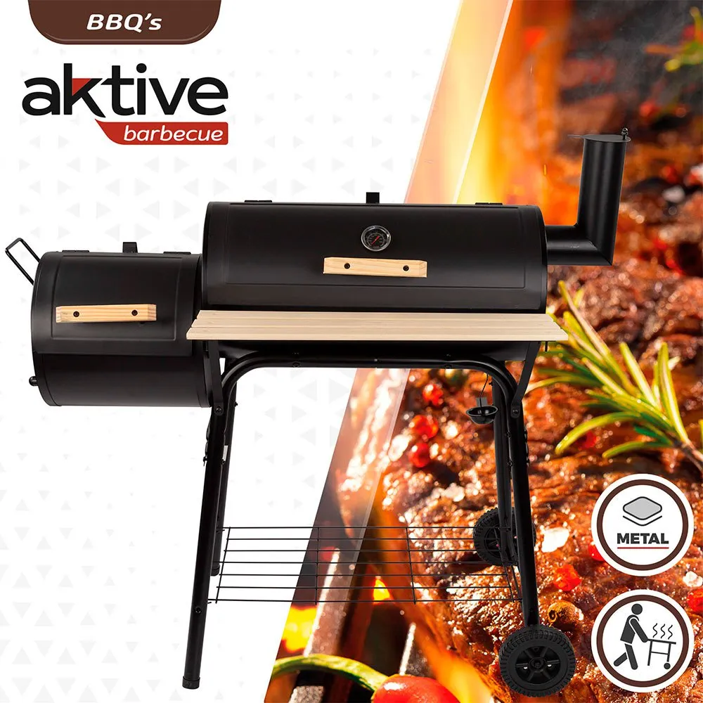Aktive Kolgrill 106x61x106 Cm unisex, Black, One Size