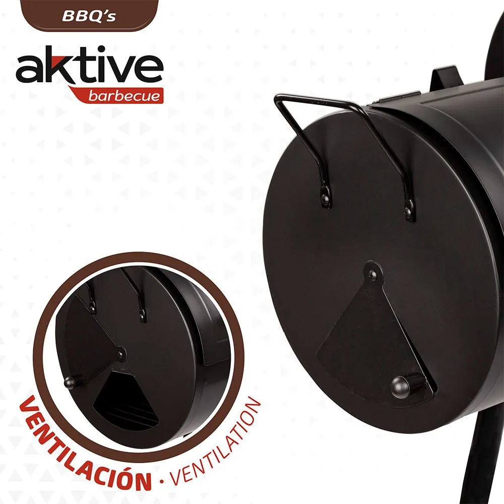 Aktive Kolgrill 106x61x106 Cm unisex, Black, One Size