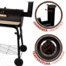 Aktive Kolgrill 106x61x106 Cm unisex, Black, One Size