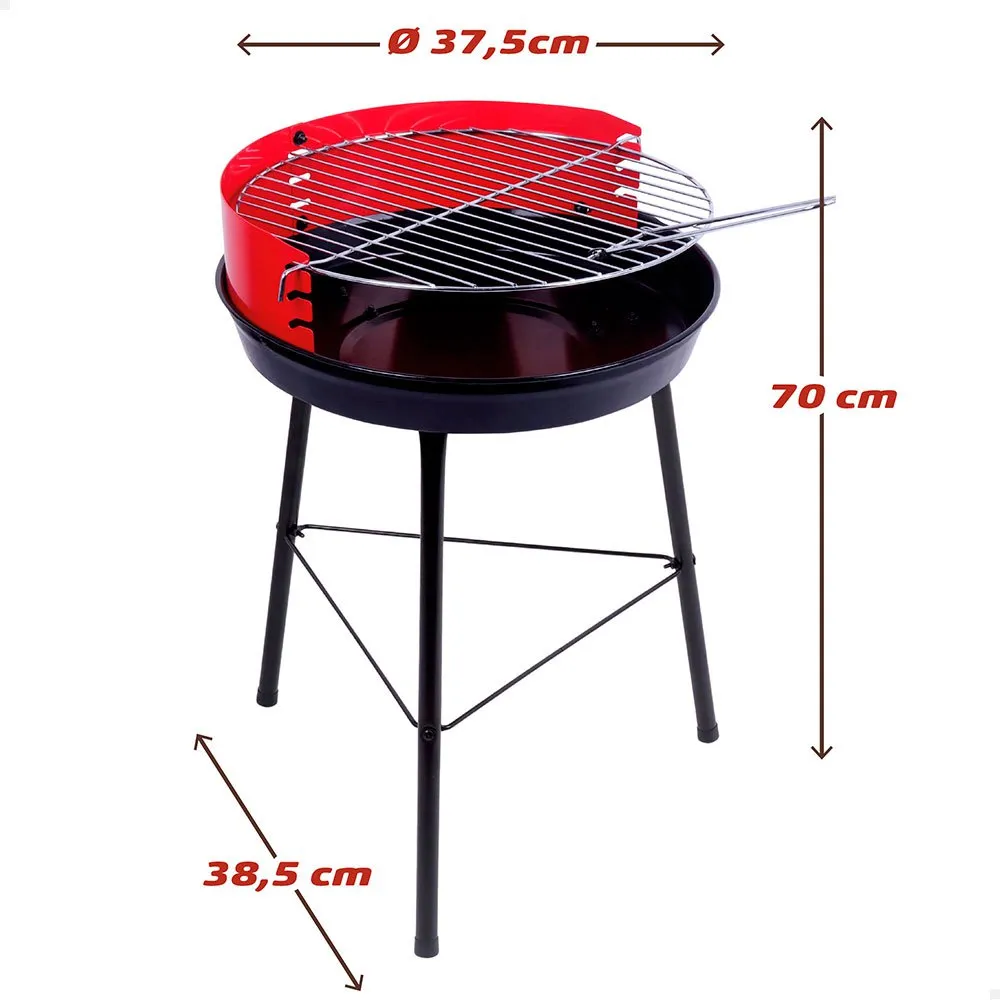 Aktive Kolgrill 42 Cm, Black / red, One Size