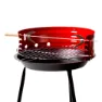 Aktive Kolgrill 42 Cm, Black / red, One Size