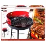 Aktive Kolgrill 42 Cm, Black / red, One Size
