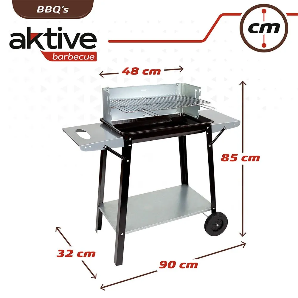 Aktive Kolgrill 90x32x85 Cm unisex, Black, One Size Aktive Kolgrill 90x32x85 Cm unisex, Black, One Size