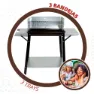 Aktive Kolgrill 90x32x85 Cm unisex, Black, One Size