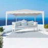 Aktive Kvadratisk Lusthus 300x300x250 Cm unisex, White, One Size
