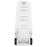 Aktive Låg Fällbar Stol I Aluminium Med Hjul unisex, White / grey, 101 x 41 x 42cm