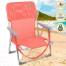 Aktive Låg Fällbar Strandstol I Aluminium unisex, Coral, One Size