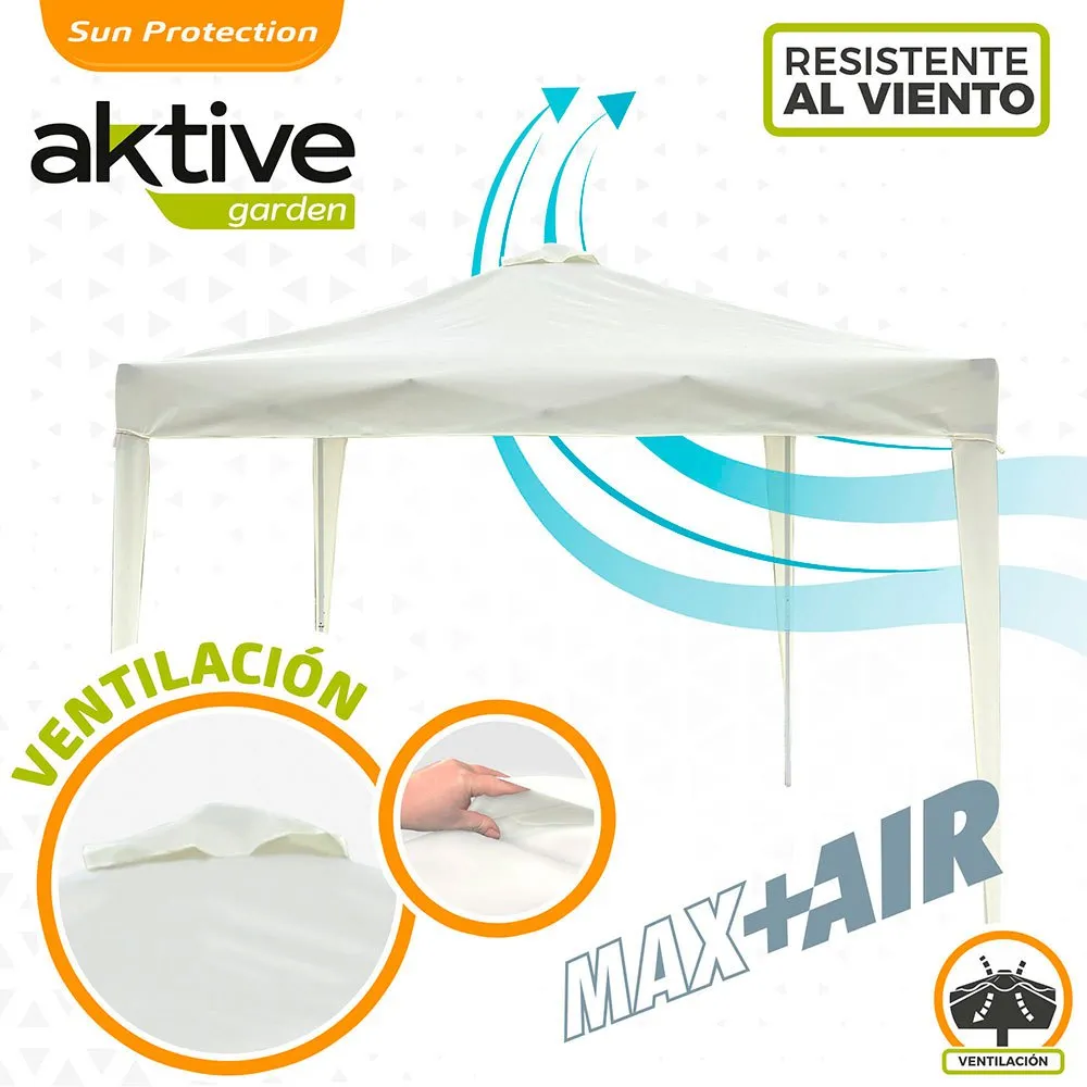 Aktive Max Air Hopfällbart Partytält Med Skorstensventilation unisex, Beige, One Size Aktive Max Air Hopfällbart Partytält Med Skorstensventilation unisex, Beige, One Size