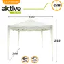 Aktive Max Air Hopfällbart Partytält Med Skorstensventilation unisex, Beige, One Size