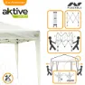 Aktive Max Air Hopfällbart Partytält Med Skorstensventilation unisex, Beige, One Size