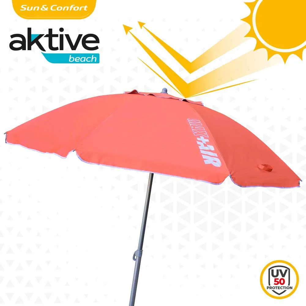 Aktive Paraply D220 Uv50 unisex, Coral, One Size
