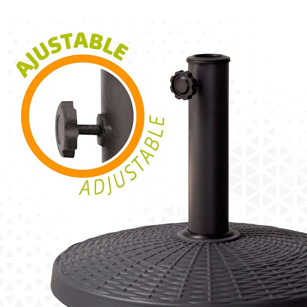 Aktive Paraplyställ I Polyresin 38-48 Mm unisex, Black, 44.5 x 33cm