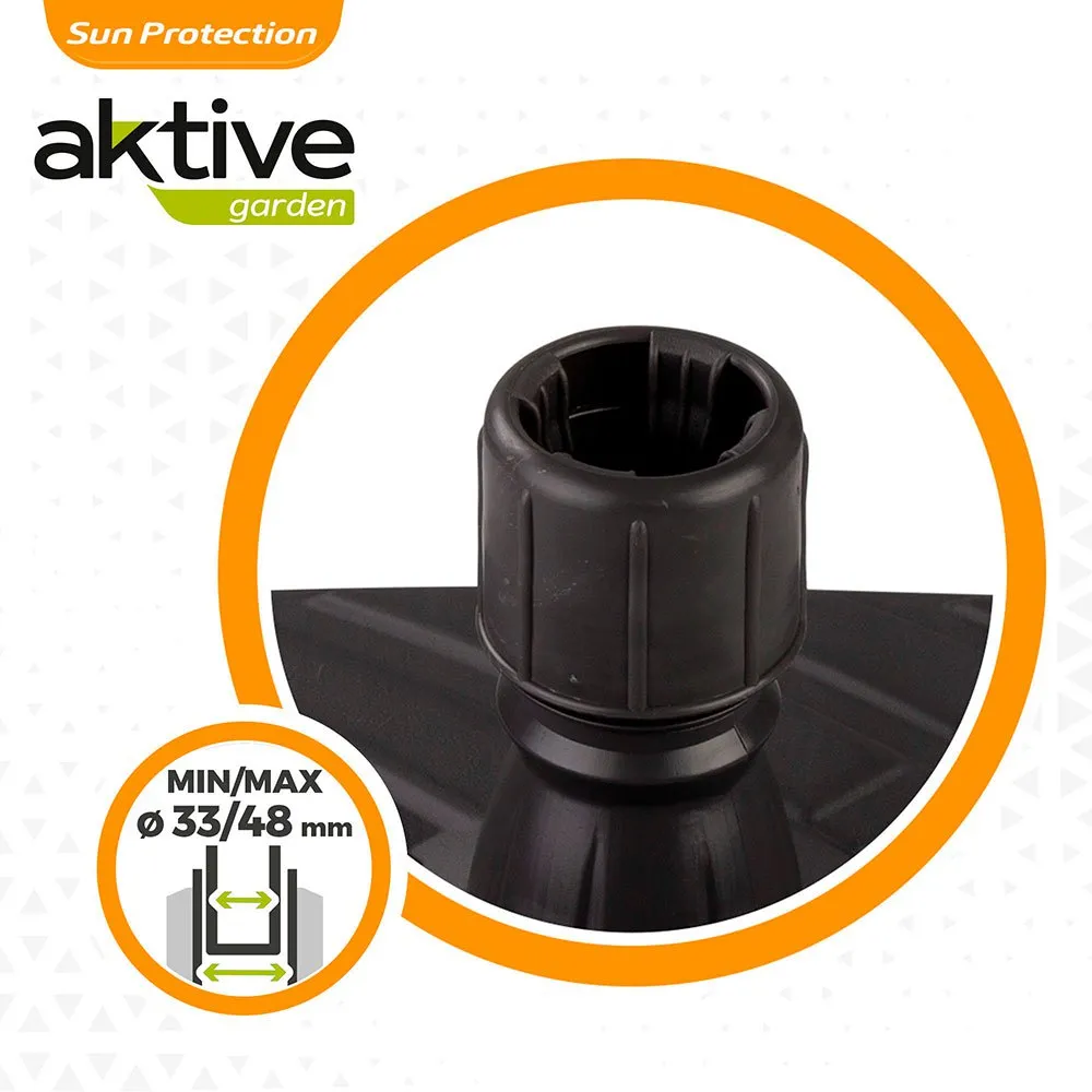 Aktive -parasollfot 42kg 57x56x40 Cm unisex, Black, One Size