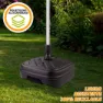 Aktive -parasollfot 42kg 57x56x40 Cm unisex, Black, One Size