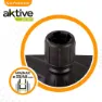 Aktive -parasollfot 42kg 57x56x40 Cm unisex, Black, One Size