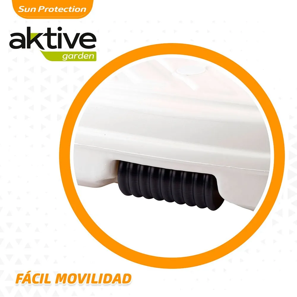 Aktive -parasollfot 48kg 56x56x40 Cm unisex, White, One Size