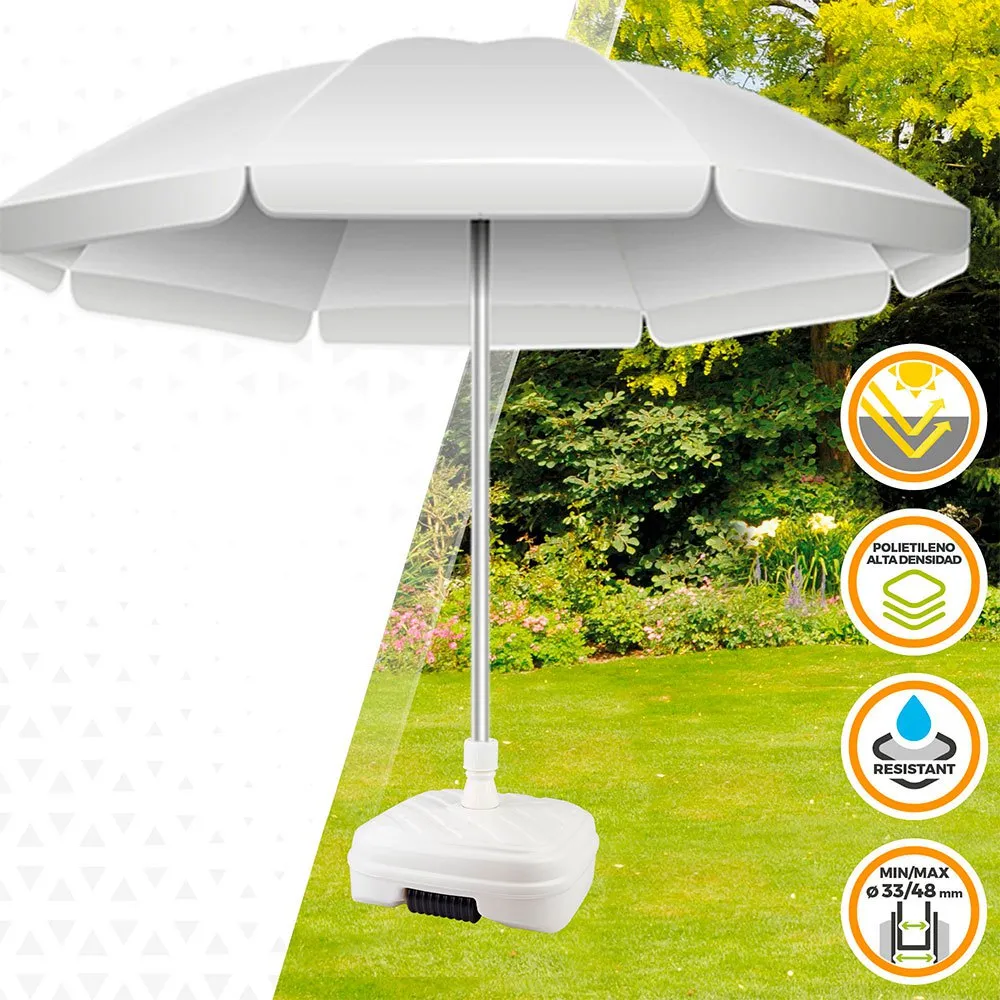 Aktive -parasollfot 48kg 56x56x40 Cm unisex, White, One Size