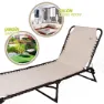 Aktive Polyester Solstolar 59x190x30 Cm unisex, Cream, One Size
