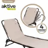 Aktive Polyester Solstolar 59x190x30 Cm unisex, Cream, One Size