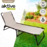 Aktive Polyester Solstolar 59x190x30 Cm unisex, Cream, One Size