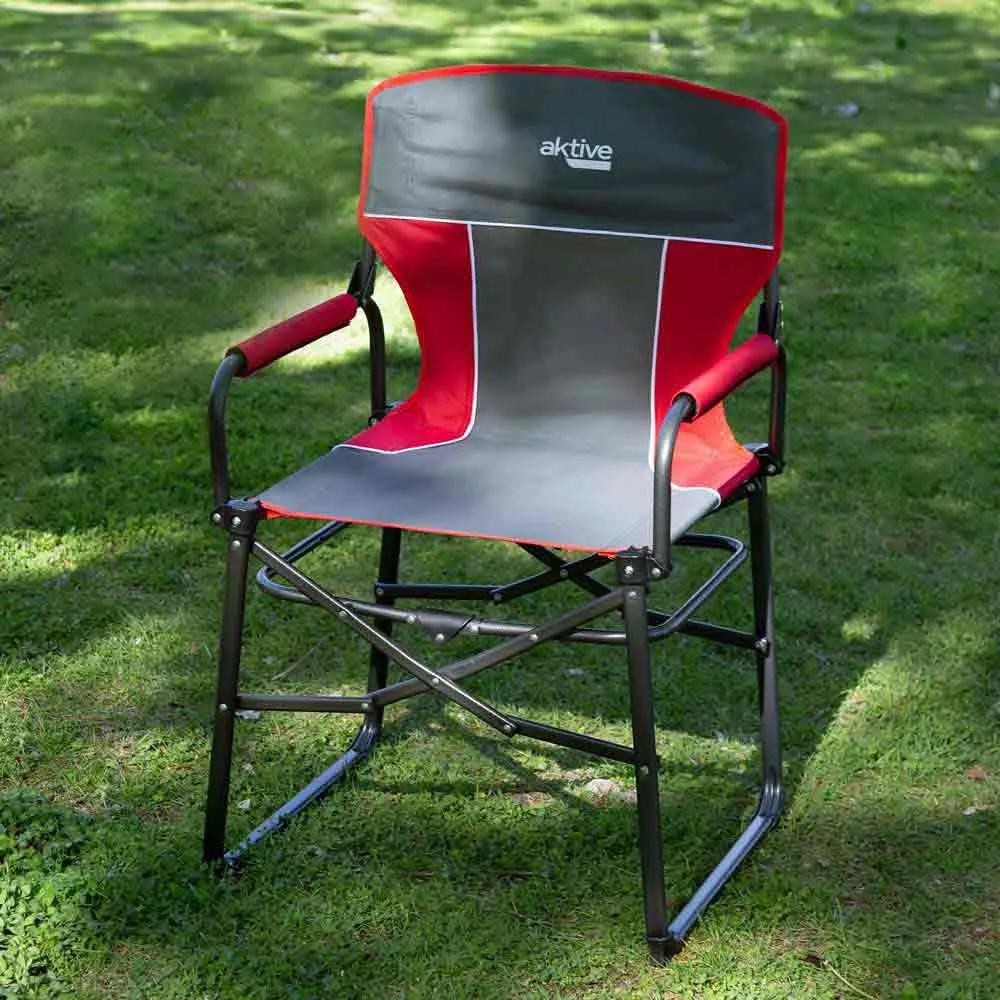 Aktive Regissörsstol 57x49x92 Cm unisex, Grey / red, One Size