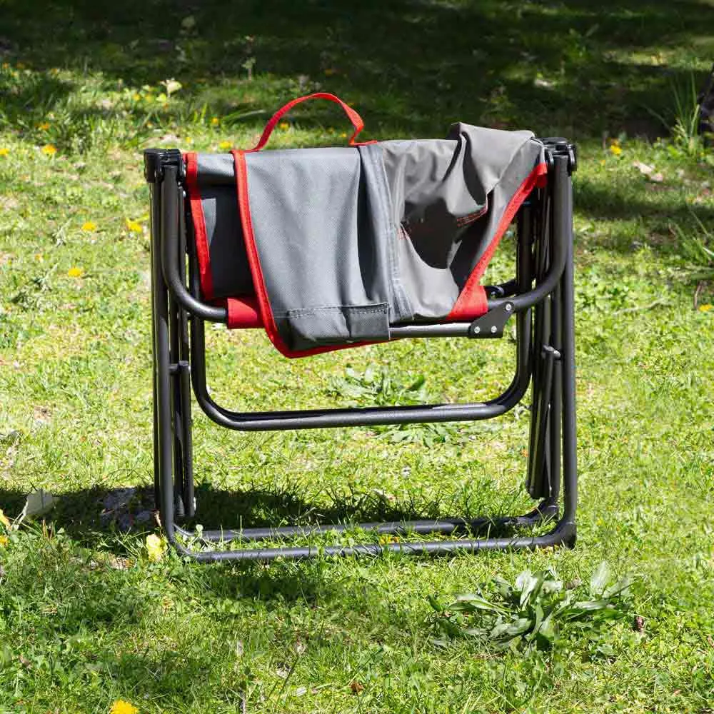 Aktive Regissörsstol 57x49x92 Cm unisex, Grey / red, One Size