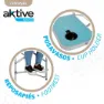 Aktive Regissörsstol Xl unisex, Blue / white, 60 x 57 x 103cm