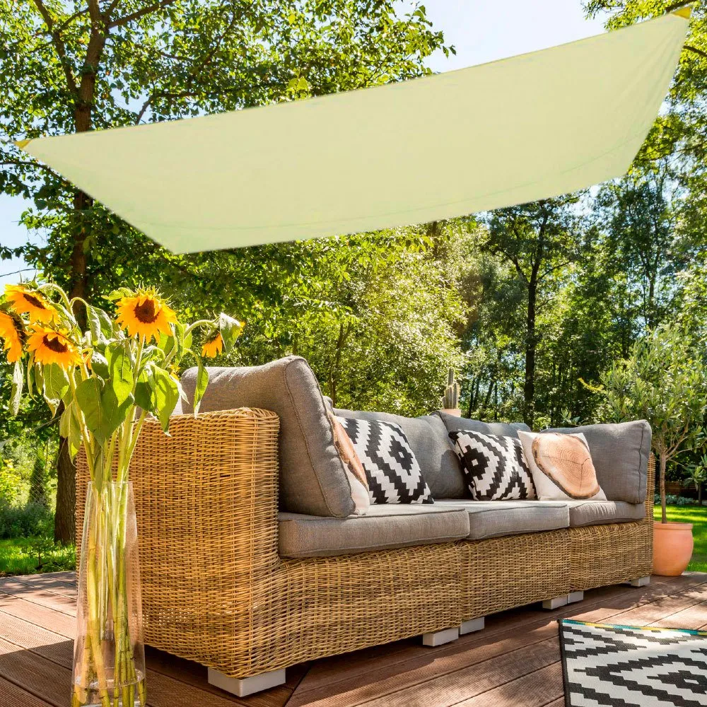 Aktive Rektangulärt Solskydd Med Uv50-skydd 200x300 Cm unisex, Beige, One Size