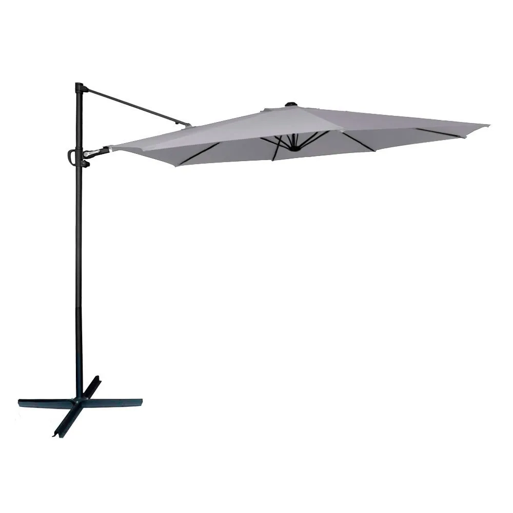 Aktive Roma 300 Cm Parasoll unisex, Grey, One Size Aktive Roma 300 Cm Parasoll unisex, Grey, One Size