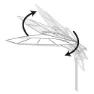 Aktive Roma 300 Cm Parasoll unisex, Grey, One Size