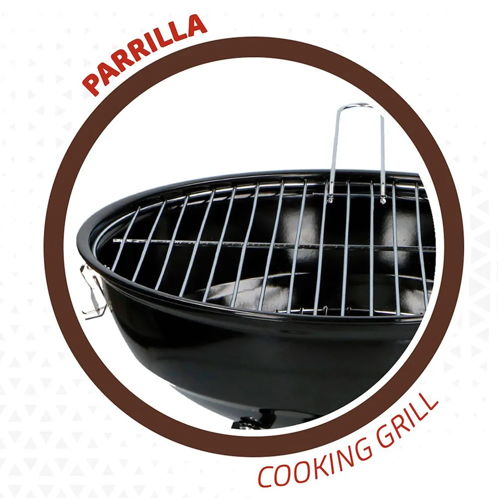 Aktive Rund Kolgrill 36 Cm Refurbished unisex, Black, One Size