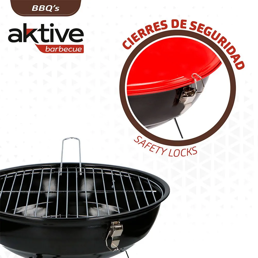 Aktive Rund Kolgrill 36 Cm unisex, Black, One Size Aktive Rund Kolgrill 36 Cm unisex, Black, One Size