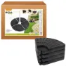 Aktive Rund Påfyllningsbar Parasollfot I 4 Delar unisex, Black, 48 x 48 x 7.5cm