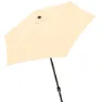 Aktive Sexkantig Parasoll 250 Cm unisex, Beige, One Size