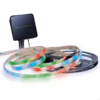 Aktive Självhäftande Flerfärgade Led-lister Med Solcellsdrift unisex
