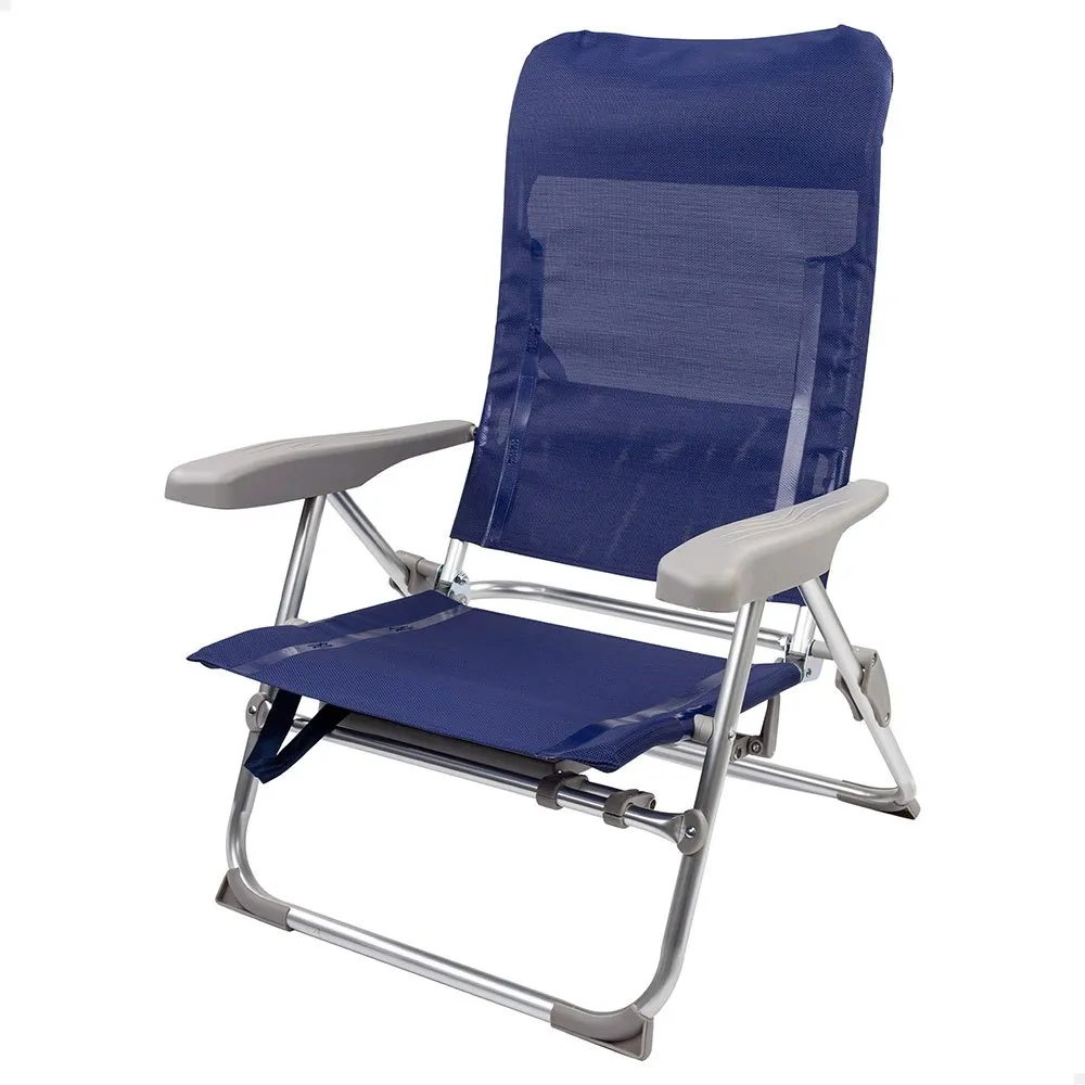 Aktive Slim Aluminium Multipositions Hopfällbar Stol 61x60x89 Cm unisex