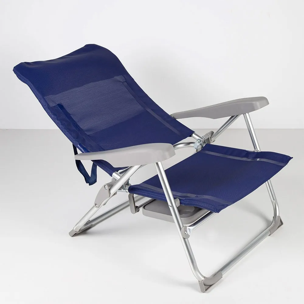 Aktive Slim Aluminium Multipositions Hopfällbar Stol 61x60x89 Cm unisex