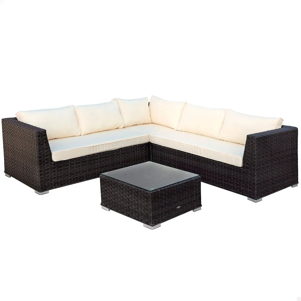 Aktive Soffa Med Bord unisex, White / black, One Size Aktive Soffa Med Bord unisex, White / black, One Size